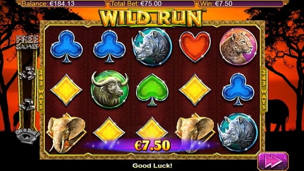 Выигрышная последовательность в Wild Run